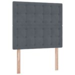 vidaXL Postel s úložným prostorem a LED svetlom Tmavo šedá 90 x 200 cm – Obrázok 10