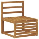 vidaXL Súpravy pohoviek 7 pcs Prírodná Pevné akáciové drevo – Obrázok 3