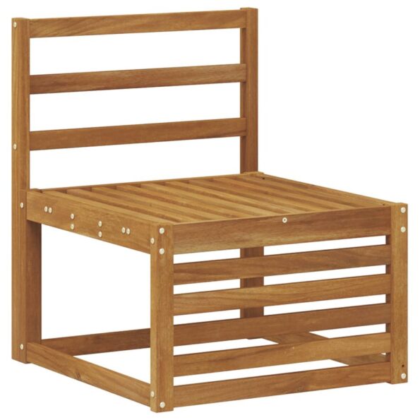 vidaXL Súpravy pohoviek 7 pcs Prírodná Pevné akáciové drevo – Obrázok 3