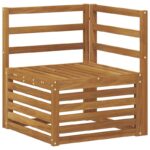 vidaXL Súpravy pohoviek 9 pcs Prírodná Pevné akáciové drevo – Obrázok 7