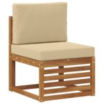 vidaXL Súpravy pohoviek 20 pcs Prírodná Pevné akáciové drevo – Obrázok 3