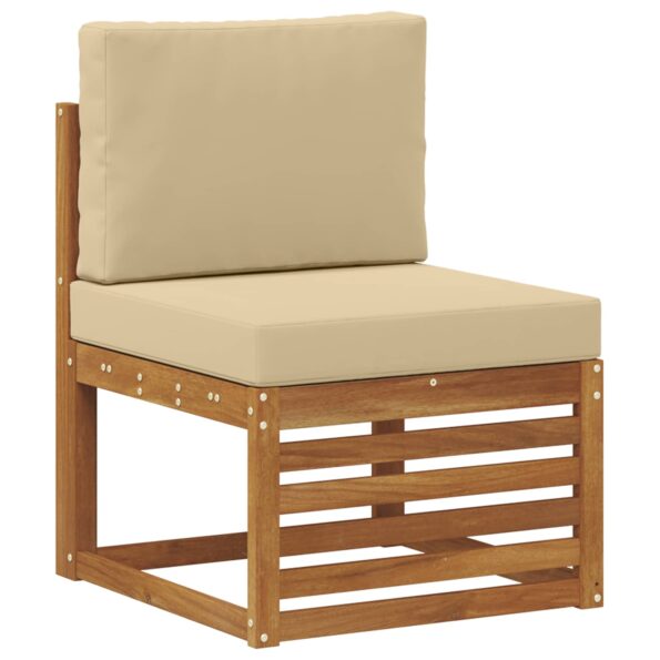 vidaXL Súpravy pohoviek 20 pcs Prírodná Pevné akáciové drevo – Obrázok 3