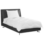 vidaXL Prešívané s vankúšom Iný 2 pcs Biela 135 x 200 cm Mikrovlákno – Obrázok 3