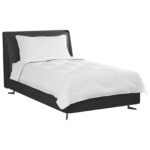 vidaXL Zima-leto perina Iný s vankúšom Biela 155 x 220 cm Mikrovlákno – Obrázok 3