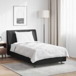 vidaXL Paplón s vankúšom Biela 155 x 200 cm Mikrovlákno