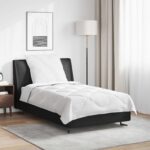 vidaXL Paplón s vankúšom Biela 140 x 220 cm Mikrovlákno