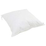 vidaXL Paplón s vankúšom Biela 140 x 220 cm Mikrovlákno – Obrázok 5