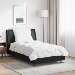 vidaXL Paplón s vankúšom 2 pcs Biela 155 x 220 cm Mikrovlákno