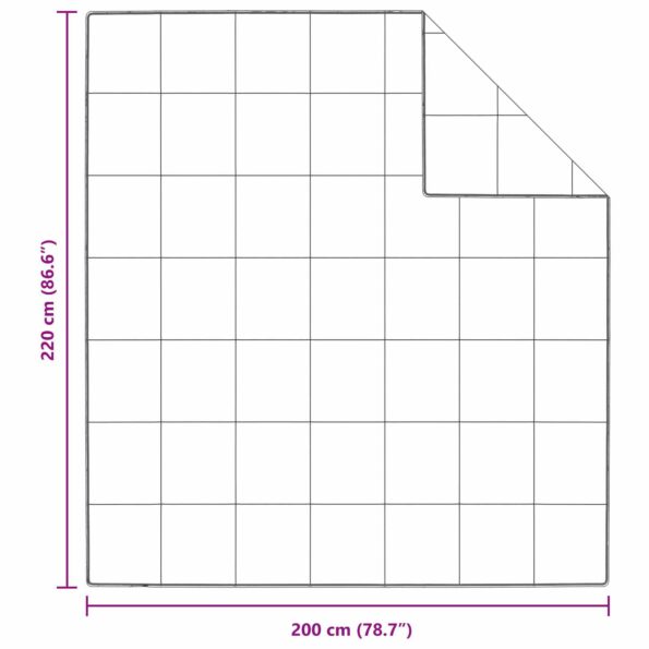 Zimný prikrývka set s vankúšom 3 pcs Biela 200 x 220 cm – Obrázok 8