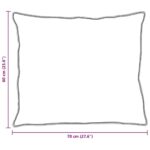 vidaXL Paplón s vankúšom 3 pcs Biela 200 x 200 cm Mikrovlákno – Obrázok 9