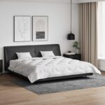 Paplón s vankúšom 3 pcs Biela 240 x 200 cm Mikrovlákno