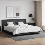 Prikrývka s vankúšmi Argyle 3 pcs Biela 240 x 220 cm Mikrovlákno