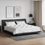 vidaXL Zima-leto perina 3 pcs Biela 200 x 200 cm Mikrovlákno