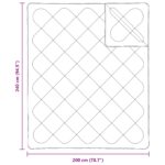 Prikrývková súprava s vankúšom 3 pcs Biela 240 x 200 cm Mikrovlákno – Obrázok 8