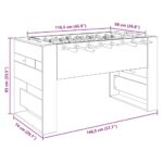 vidaXL Stolný futbal Údený Dub 146,5 x 74 x 85 cm Kompozitné drevo – Obrázok 10