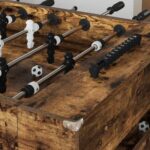 vidaXL Stolný futbal Údený Dub 146,5 x 74 x 85 cm Kompozitné drevo – Obrázok 3