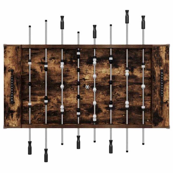 vidaXL Stolný futbal Údený Dub 146,5 x 74 x 85 cm Kompozitné drevo – Obrázok 6
