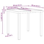 vidaXL Záhradný jedálenský set 5 pcs Hnedá polyratan – Obrázok 11