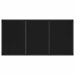 vidaXL Záhradný jedálenský set 5 pcs Hnedá polyratan – Obrázok 8