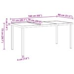 vidaXL Záhradný jedálenský set 5 pcs Svetlosivá polyratan – Obrázok 11