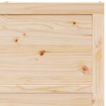 vidaXL Posuvné dvere Hnedá 100 x 208 cm Borovicový masív – Obrázok 8