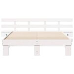 vidaXL Rám postele so zásuvkou Biela 140 x 200 cm – Obrázok 5