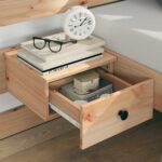 vidaXL Rám postele so zásuvkou Hnedá 135 x 190 cm – Obrázok 3