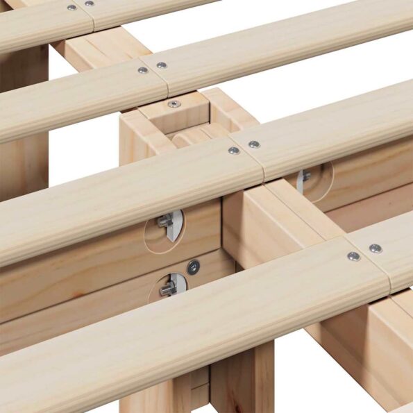 vidaXL Rám postele s úložiskom Hnedá 180 x 200 cm drevo – Obrázok 9