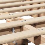 vidaXL Rám postele s úložiskom Hnedá 120 x 200 cm drevo – Obrázok 9