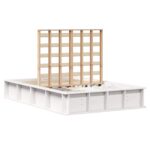 vidaXL Rám postele s úložiskom Biela 120 x 200 cm drevo – Obrázok 11