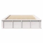 vidaXL Rám postele s úložiskom Biela 120 x 200 cm drevo – Obrázok 4