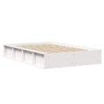 vidaXL Rám postele s úložiskom Biela 120 x 200 cm drevo – Obrázok 6