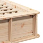 vidaXL Rám postele s úložiskom Hnedá 120 x 190 cm drevo – Obrázok 8