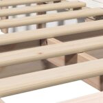 vidaXL Rám postele s úložiskom Biela 90 x 200 cm Kompozitné drevo – Obrázok 9