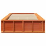 vidaXL Rám postele s úložiskom Voskovo hnedá 90 x 200 cm drevo – Obrázok 4