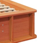 vidaXL Rám postele s úložiskom Voskovo hnedá 90 x 200 cm drevo – Obrázok 8