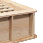vidaXL Rám postele s úložiskom Hnedá 80 x 200 cm Borovicový masív – Obrázok 8