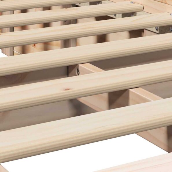 vidaXL Rám postele s úložiskom Hnedá 90 x 190 cm drevo – Obrázok 9