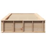 vidaXL Rám postele s úložiskom Hnedá 90 x 190 cm drevo – Obrázok 4