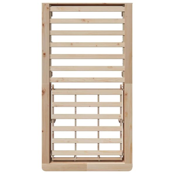 vidaXL Rám postele s úložiskom Hnedá 90 x 190 cm drevo – Obrázok 7