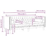 Sada pohoviek 3 pcs Svetlosivá Zamat – Obrázok 9