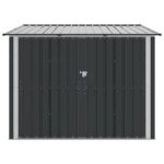 vidaXL Búda na bicykle 3 pcs Antracit 216 x 207 x 158 cm Kov – Obrázok 6