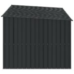 vidaXL Búda na bicykle 3 pcs Antracit 216 x 207 x 158 cm Kov – Obrázok 7