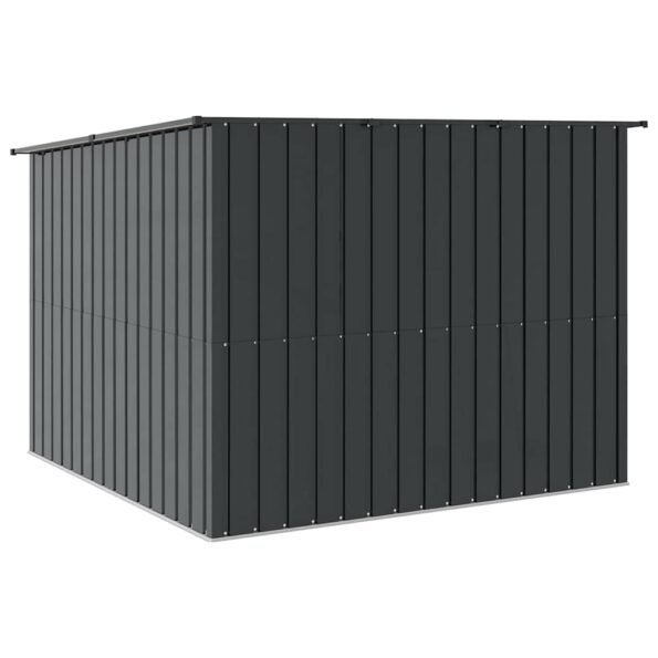 vidaXL Búda na bicykle 3 pcs Antracit 216 x 207 x 158 cm Kov – Obrázok 8