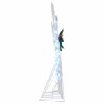 vidaXL LED soby 5 pcs Strieborná látka – Obrázok 8