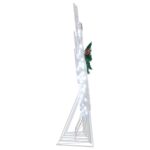 vidaXL LED Soby 6 pcs Strieborná látka – Obrázok 7