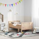 vidaXL Rám postele s matracmi s čelnou doskou Hnedá 80 x 200 cm – Obrázok 2