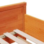 vidaXL Rám postele s matracmi Voskovo hnedá 80 x 200 cm – Obrázok 9