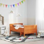 vidaXL Rám postele s matracmi Voskovo hnedá 80 x 200 cm – Obrázok 2