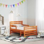 vidaXL Rám postele s matracmi Voskovo hnedá 80 x 200 cm – Obrázok 2